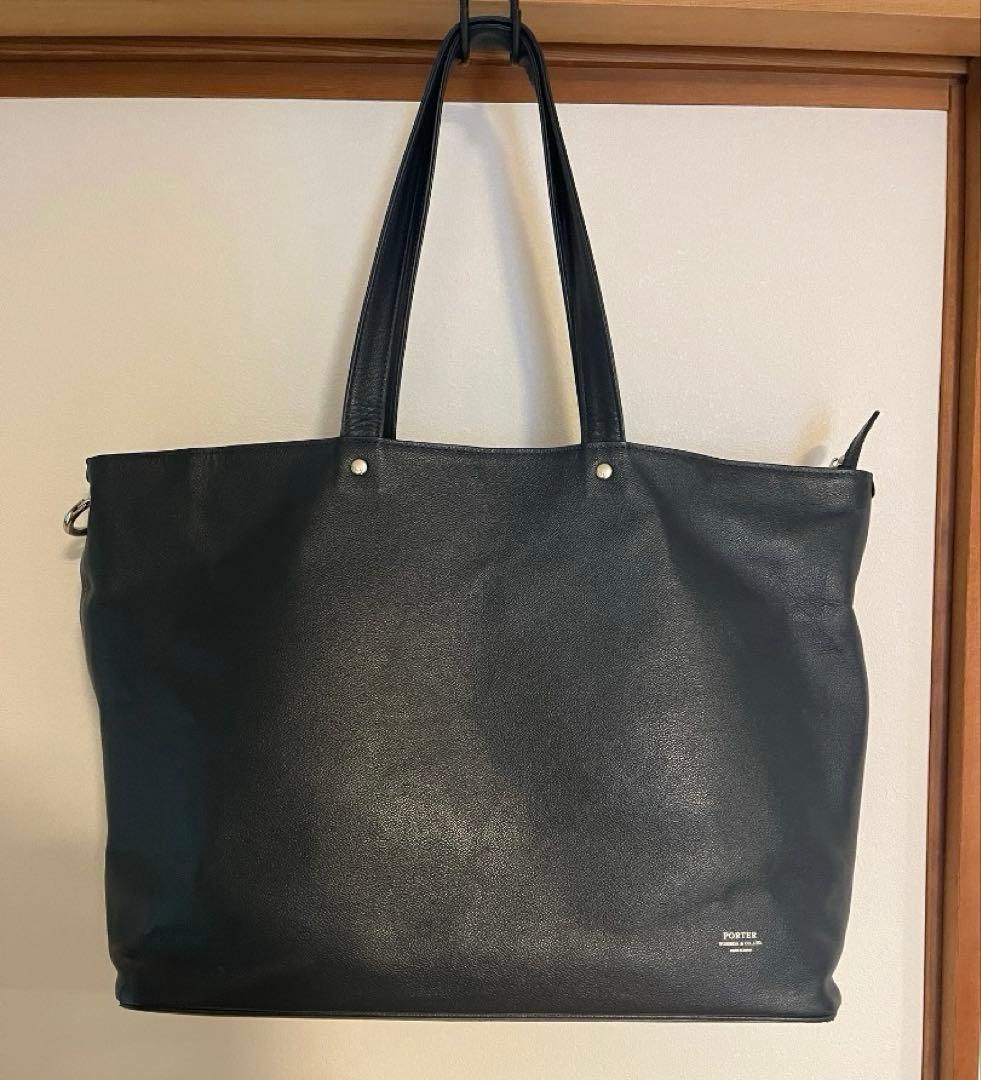 PORTER / LINK TOTE BAG(L) ネイビー