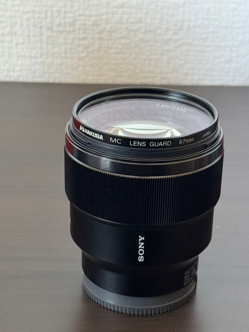 SONY FE 85mm F1.8 レンズ フィルター付き