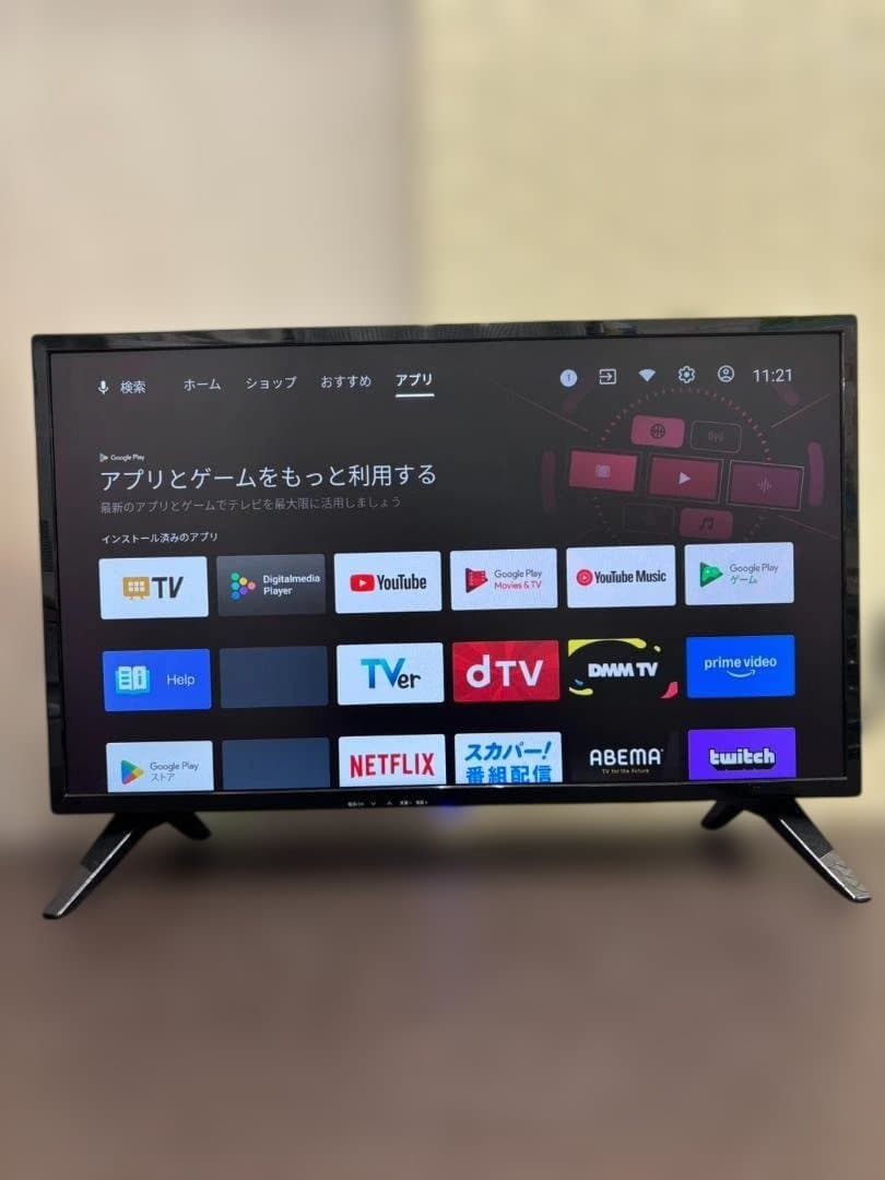 ◇24型 フルHD チュ－ナレススマ－トテレビ TSM-2403F2K