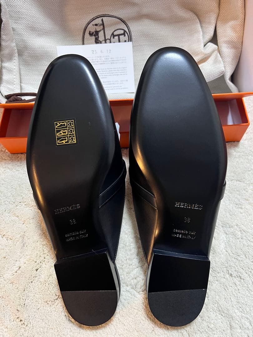 エルメス《ケリー》バックル ミュール 《オズ》