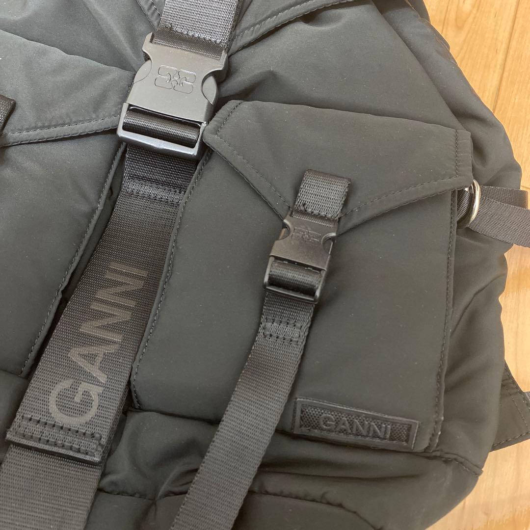 naani様 GANNI リュック 黒 ガニー