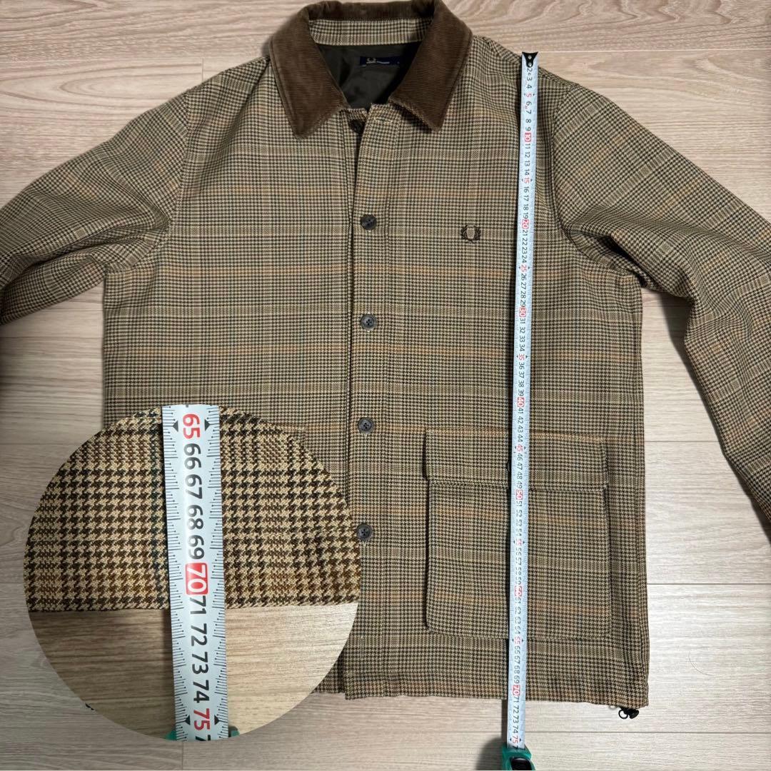FRED PERRY LONG LINE JACKET Lサイズ カバーオール