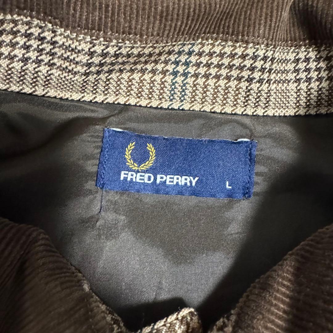 FRED PERRY LONG LINE JACKET Lサイズ カバーオール