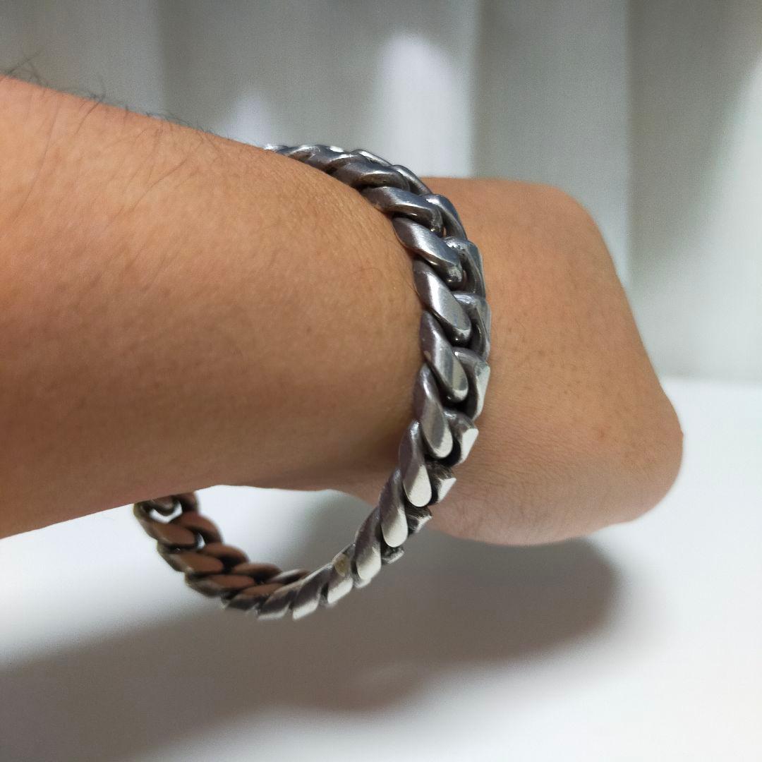 mexico メキシコ製 ヴィンテージ 喜平ブレスレット 極太 重厚 10㎜