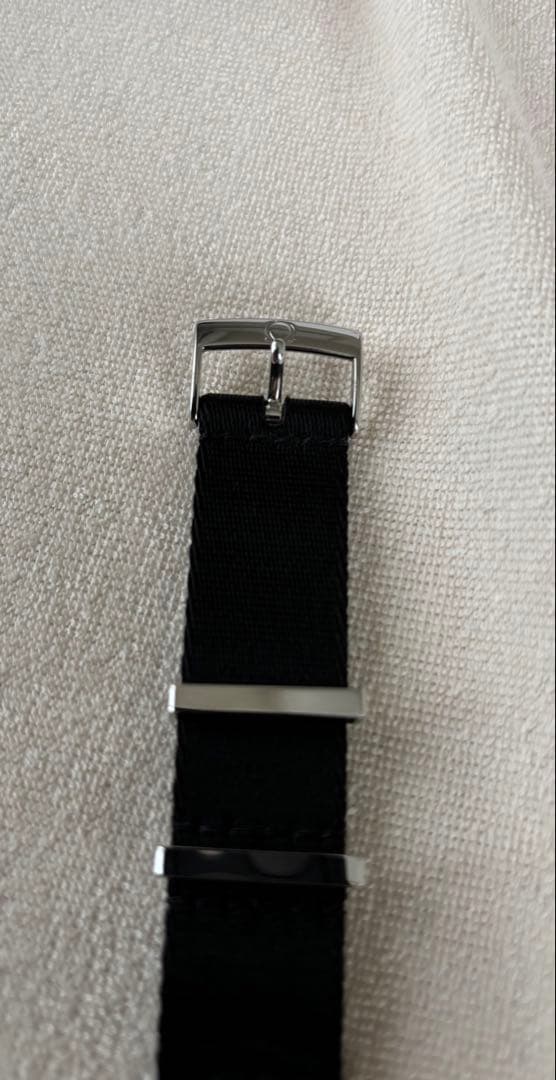 OMEGA official 黒 NATOストラップ/ベルト　美品