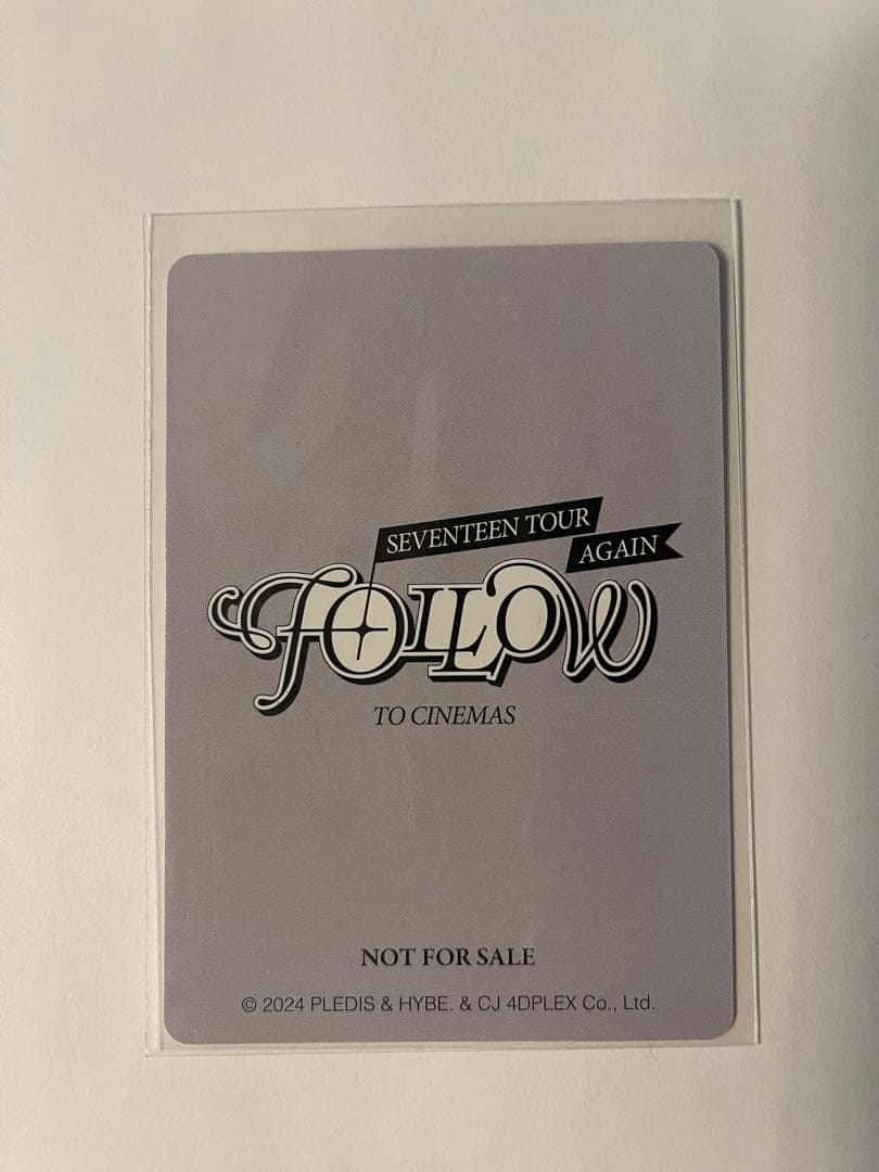 SEVENTEEN FOLLOW 映画 入場特典 THE8 ミンハオ