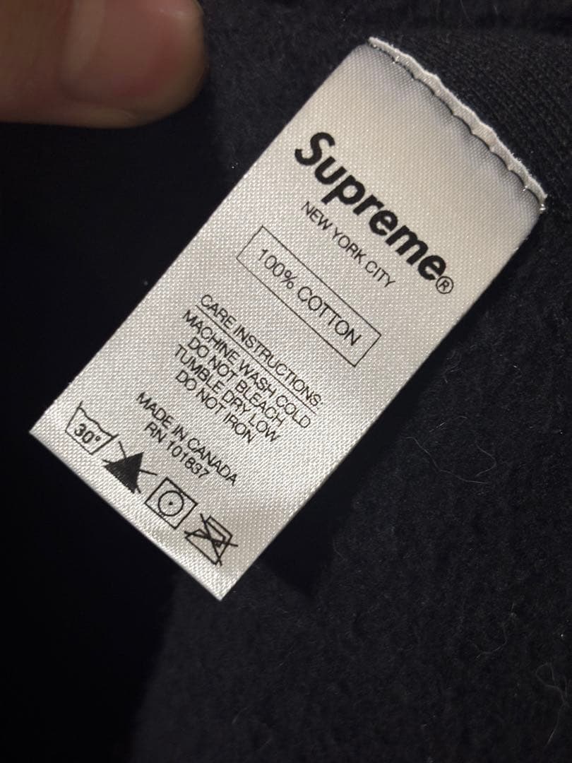 【24時まで】supreme ボックスロゴ ブラック Lサイズ