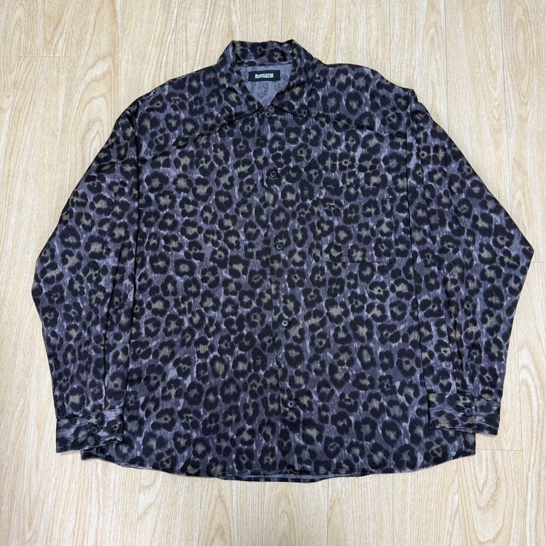 【週末限定価格】Rottweiler R9 LEOPARD オープンカラーシャツ
