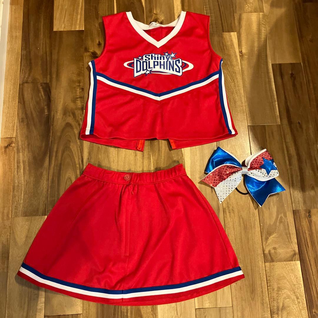 【年始大幅値下げ】チアリーディングウェア（レッド）　2セット