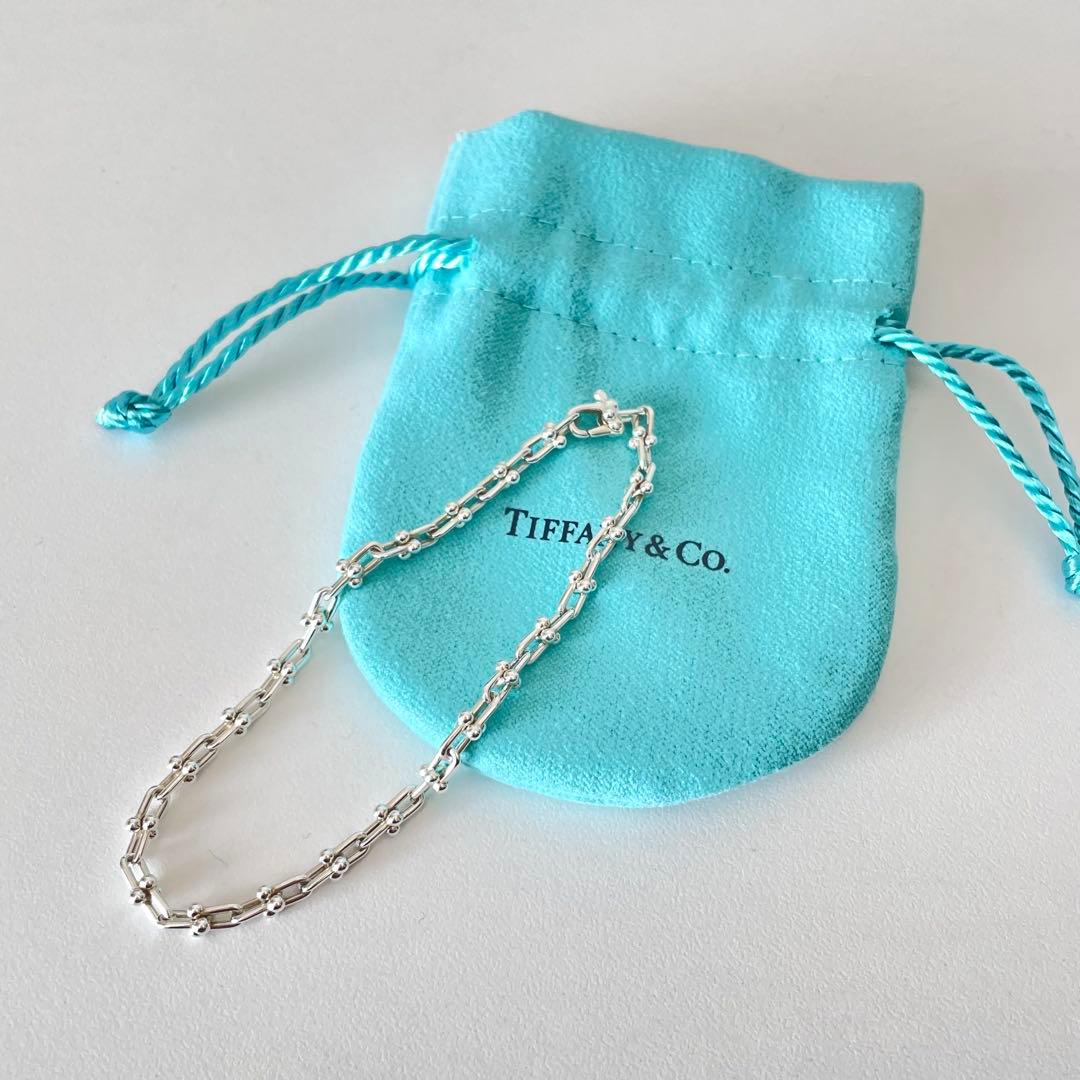 ティファニー ハードウェア マイクロ チェーンブレスレット Ag925