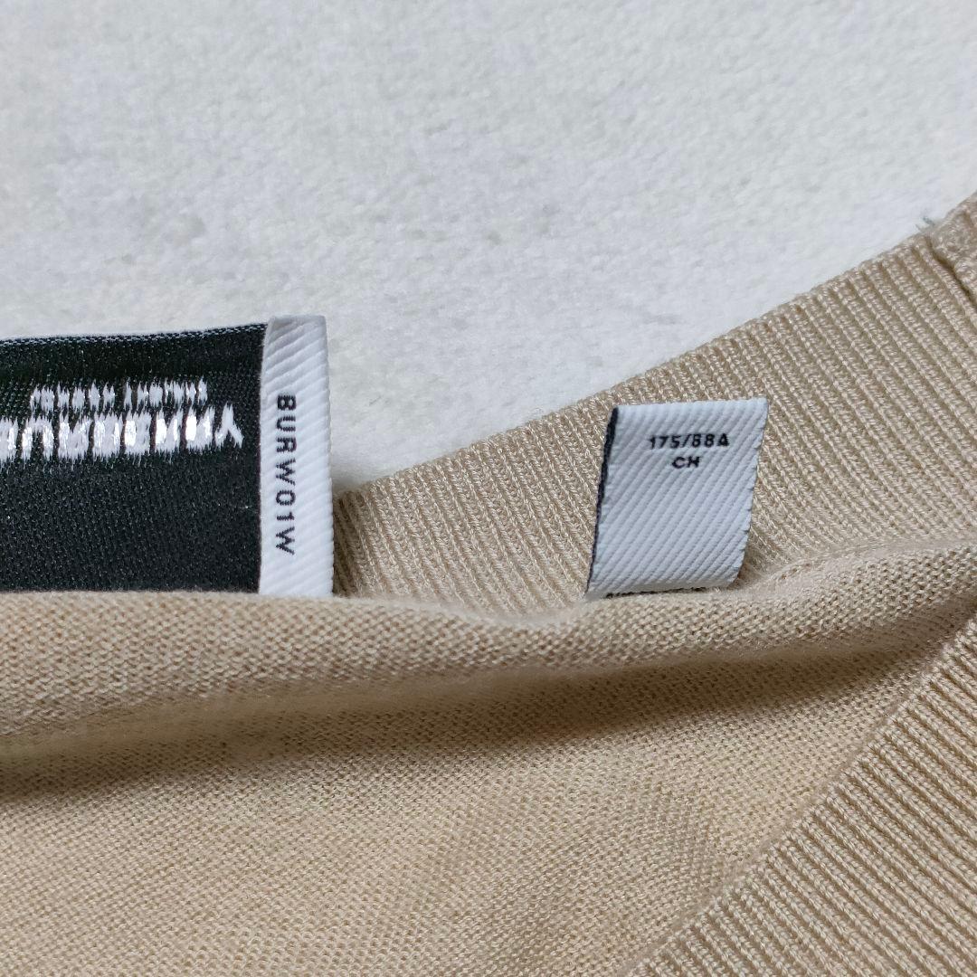BURBERRY LONDON　ニット　Vネック　ベージュ　Ｓ