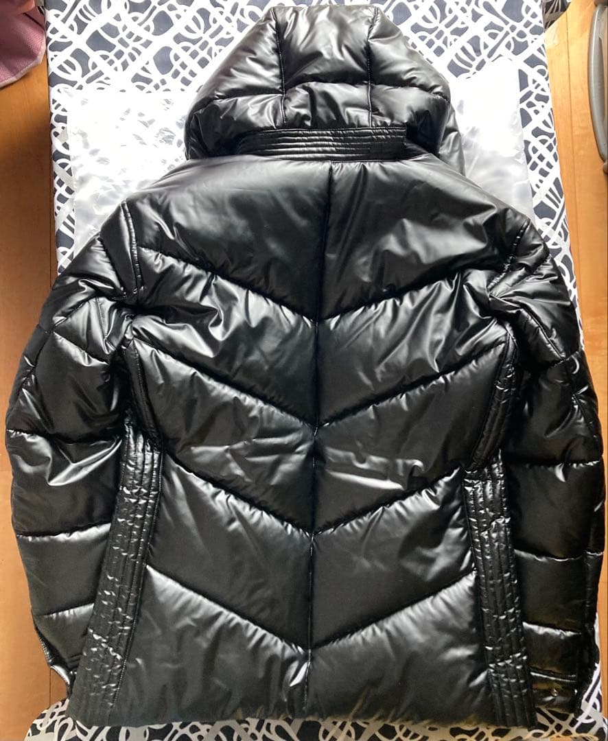 NICOLE CLUB FOR MEN ラミネート フーテッドブルゾン コート