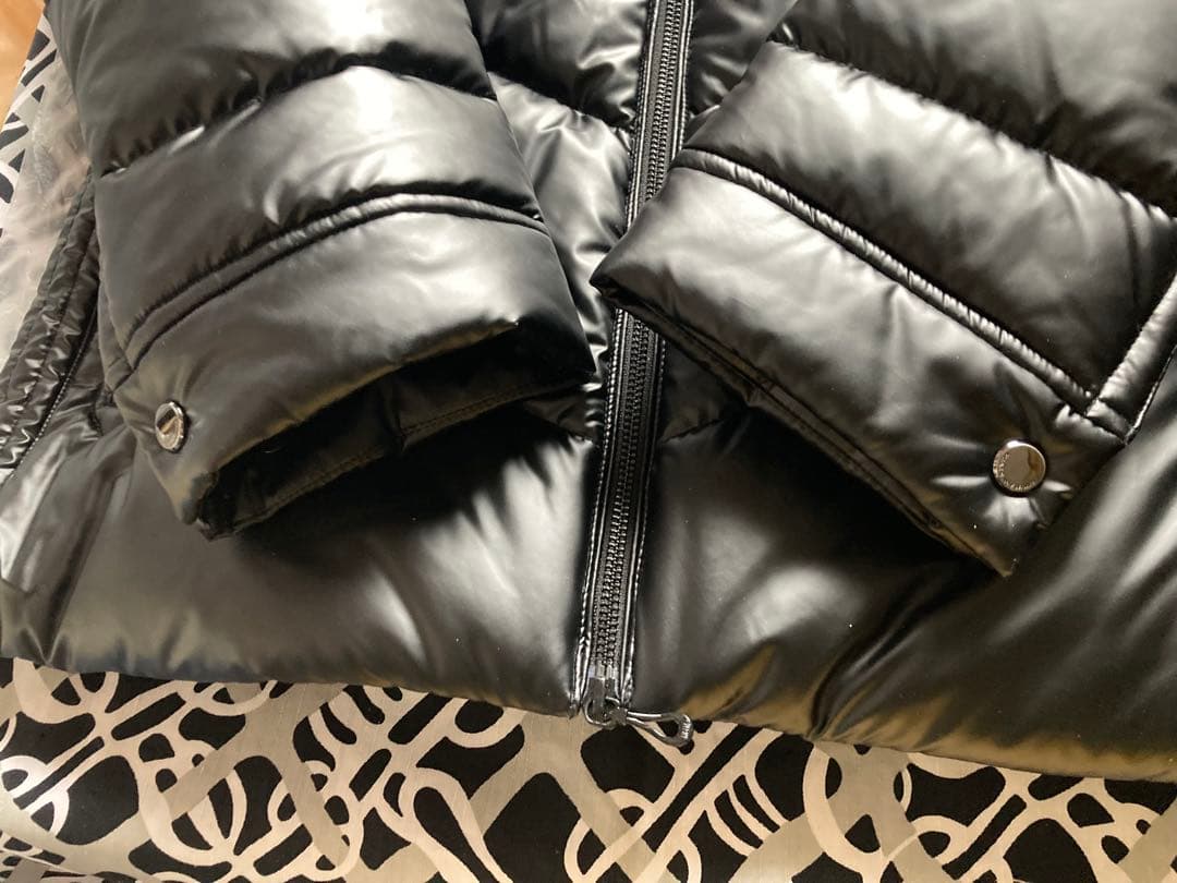 NICOLE CLUB FOR MEN ラミネート フーテッドブルゾン コート