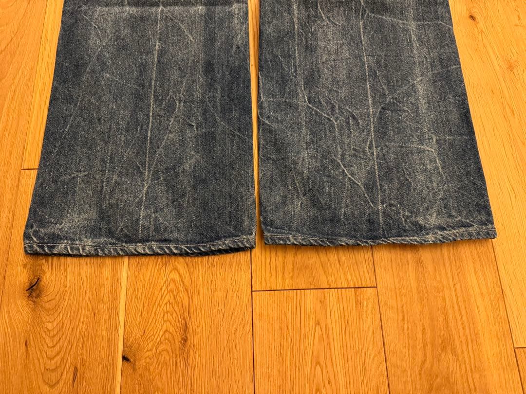 パンツ 23SS SELVEDGE FADED LIGHT DENIM PANTS 0