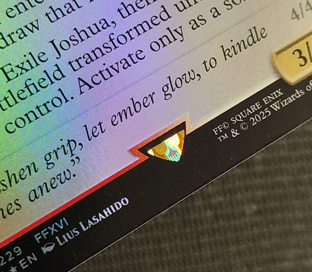 mtg 稀少エラー 反転ホロ フェニックスのドミナントジョシュア プロモFOIL