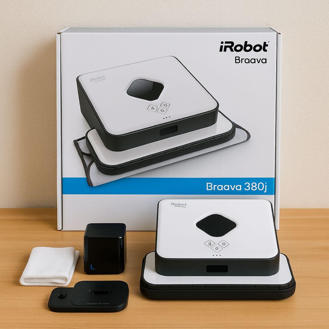【美品】iRobot ブラーバ380j 床拭きロボット 箱付き 付属品完備