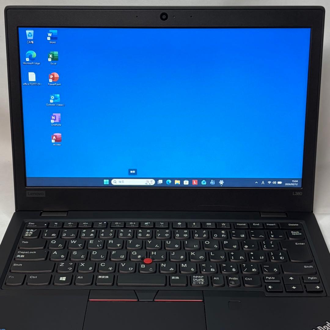 美品 ThinkPad L380 8世代 i5 8GB 256GB Office