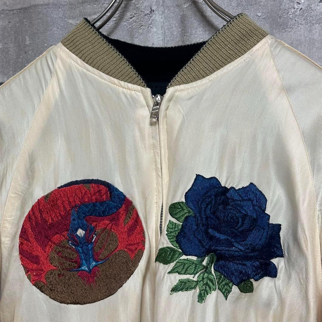 テーラー東洋 東洋エンタープライズ スカジャン スタンリーマウス 黒 刺繍