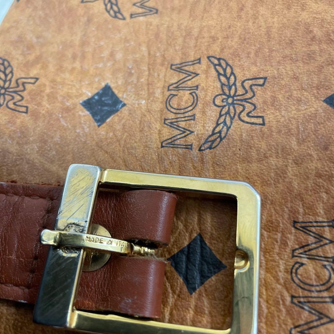 MCM ソミュール　コニャック　ショルダーバッグ　ヴィセトス柄
