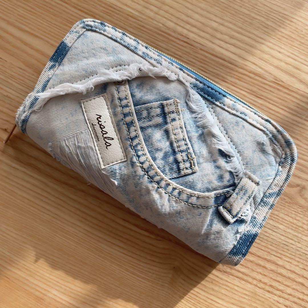 デニム リメイク 長財布