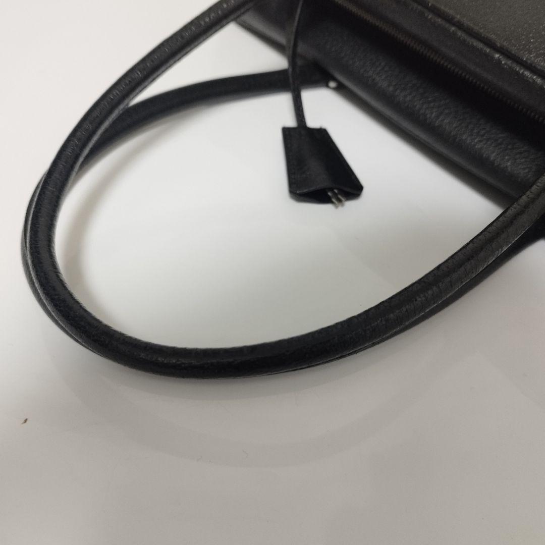 美品☆　プラダ　サイドロゴプレート　ビジネスバッグ　ブリーフケース　オールレザー