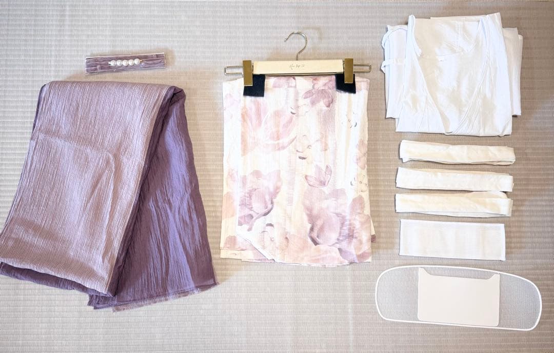 【美品】Her lip to Suisaibana yukata rose 浴衣