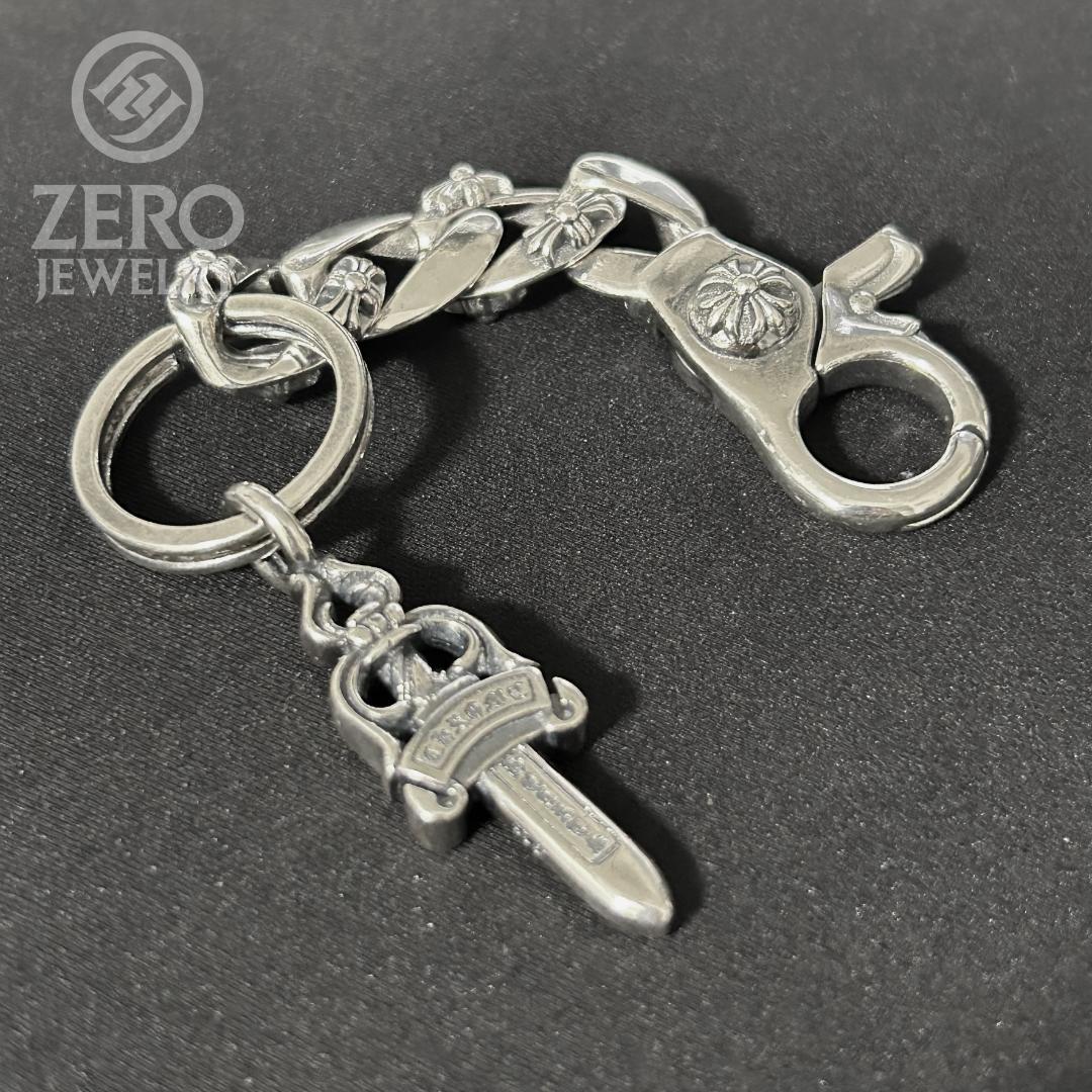 【⭐︎翌日到着⭐︎】ダガー　シルバー　キーリング