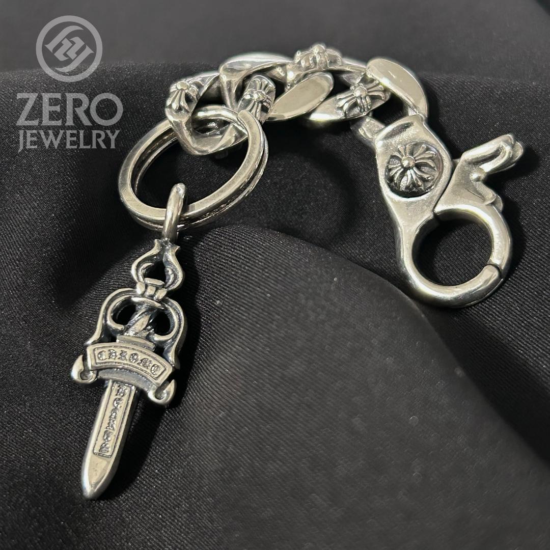 【⭐︎翌日到着⭐︎】ダガー　シルバー　キーリング