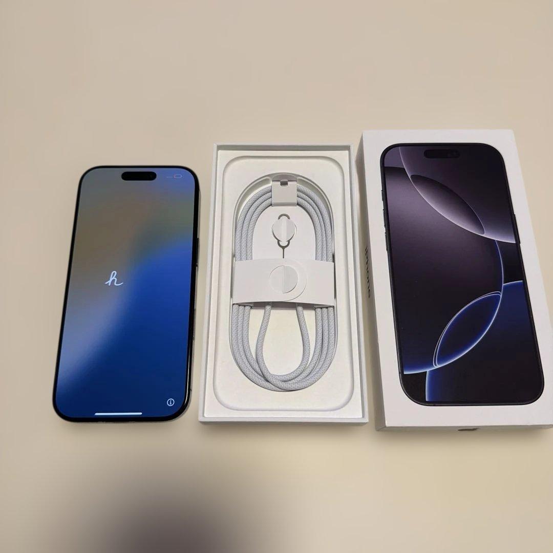 iPhone 16 Pro 512GB ブラック 限定保証2026/3まで99%