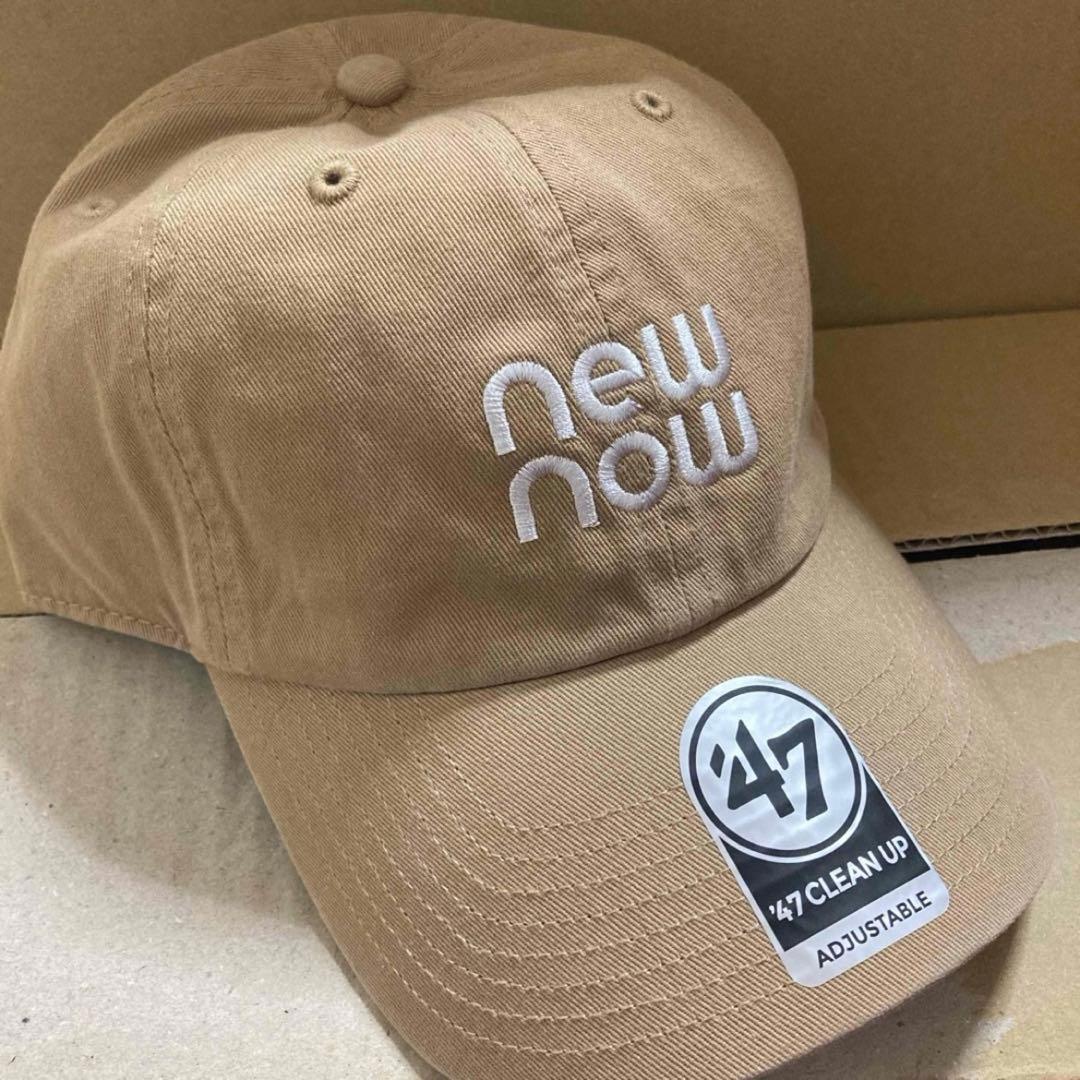 K*n様 榮倉奈々　newnow 完売品　47 キャップ　ベージュ　新品未使用