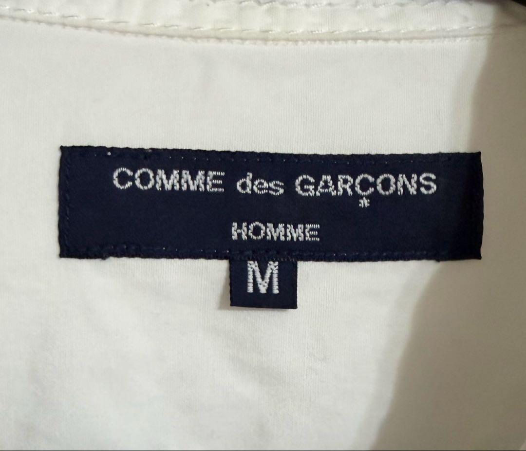 コムデギャルソン オム ピンタック 白シャツ M 日本製