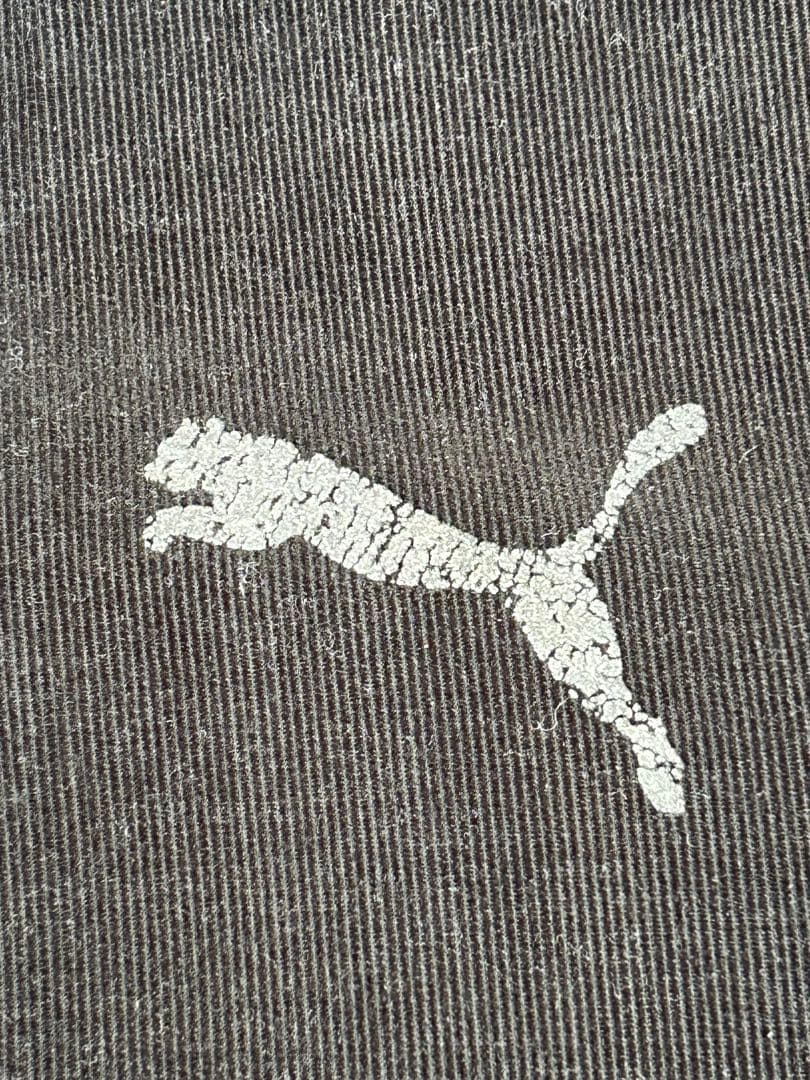 PUMA コーデュロイ キルティング リバーシブル ジャケット ブラック 中綿