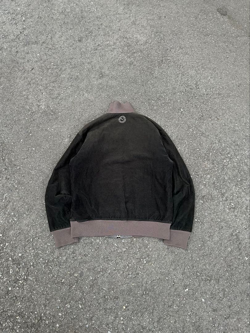 PUMA コーデュロイ キルティング リバーシブル ジャケット ブラック 中綿