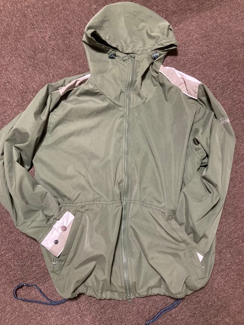 ステューシー　ナイロンパーカー　ブルゾン　90’s 紺タグ　S