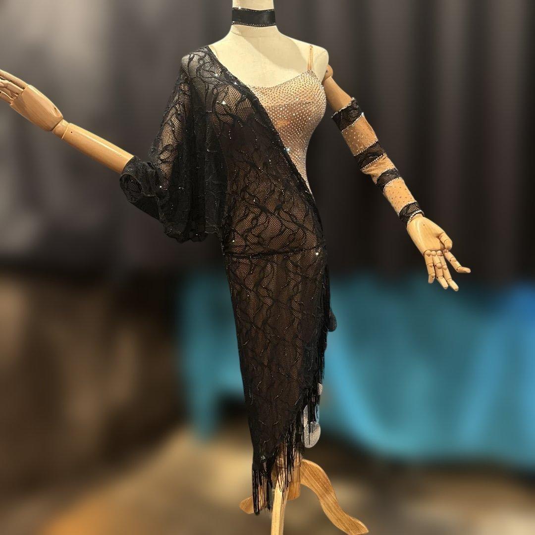 新春SALE 社交ダンス ラテンドレス 衣装 競技会 デモ プロアマ ルンバ