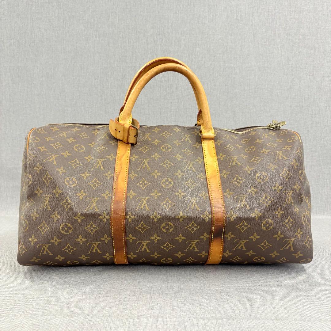 LOUISVUITTON ルイヴィトン ボストンバッグ モノグラム キーポル50