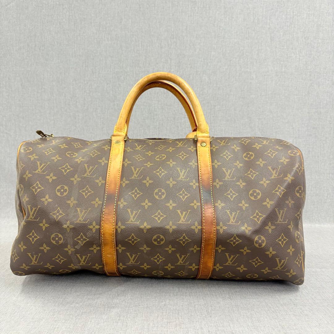 LOUISVUITTON ルイヴィトン ボストンバッグ モノグラム キーポル50