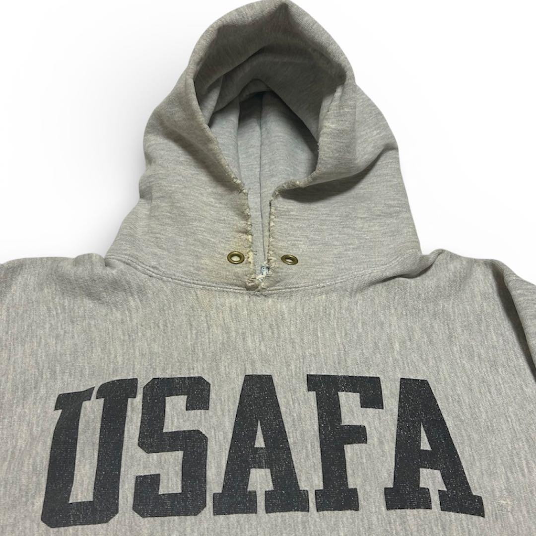 80s ヴィンテージ USAFA リフレクター リバースUSA製 L ミリタリー