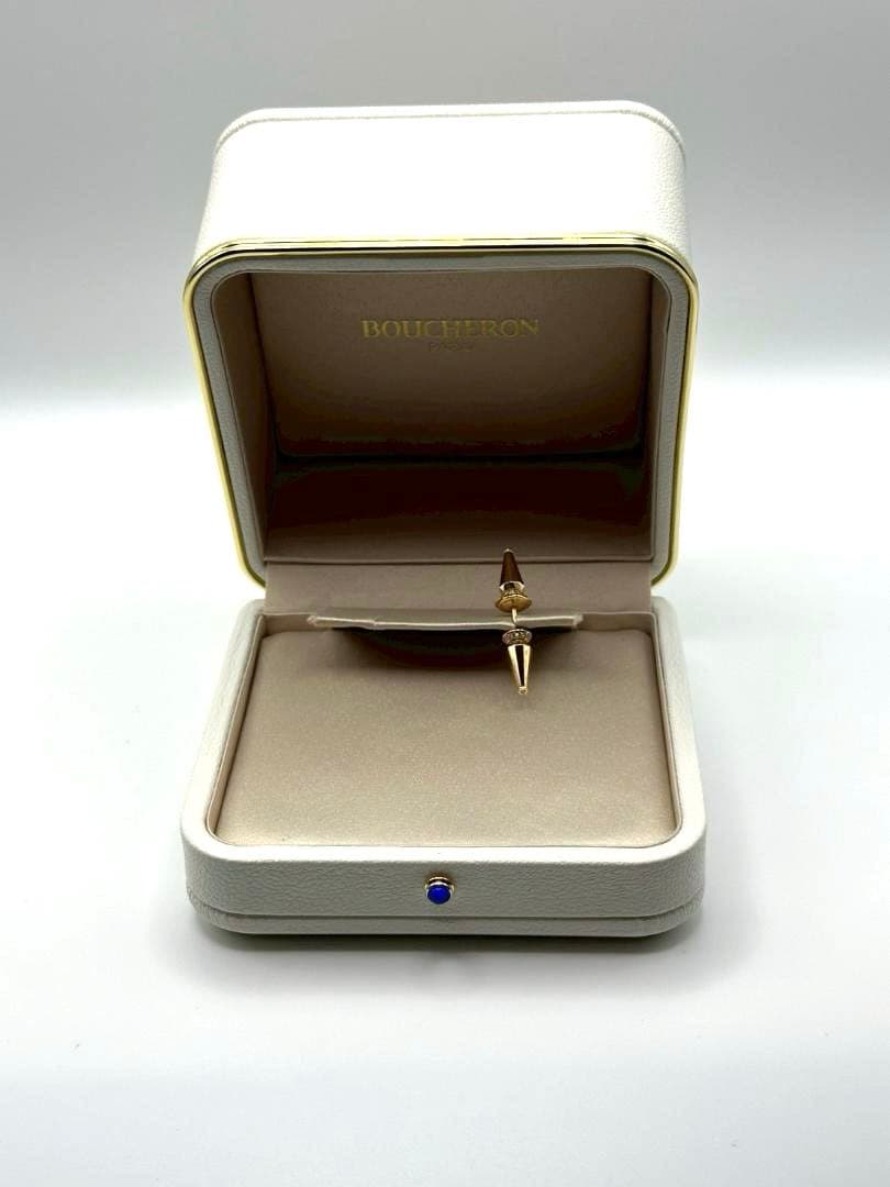 ジャックドゥブシュロン K18YG ピアス 片耳 美品正規品ギャラ付