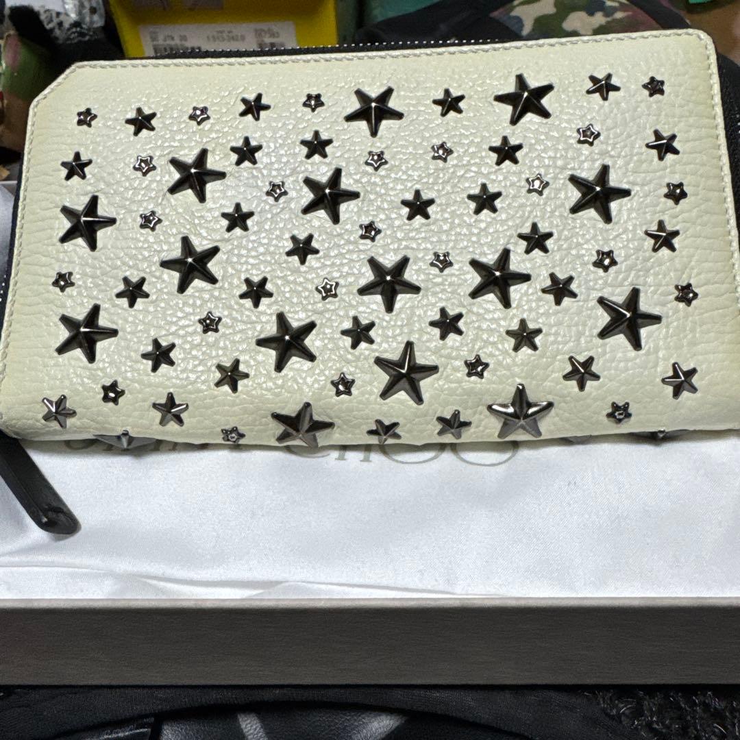 最終値下　JIMMY CHOO 星型スタッズ 長財布