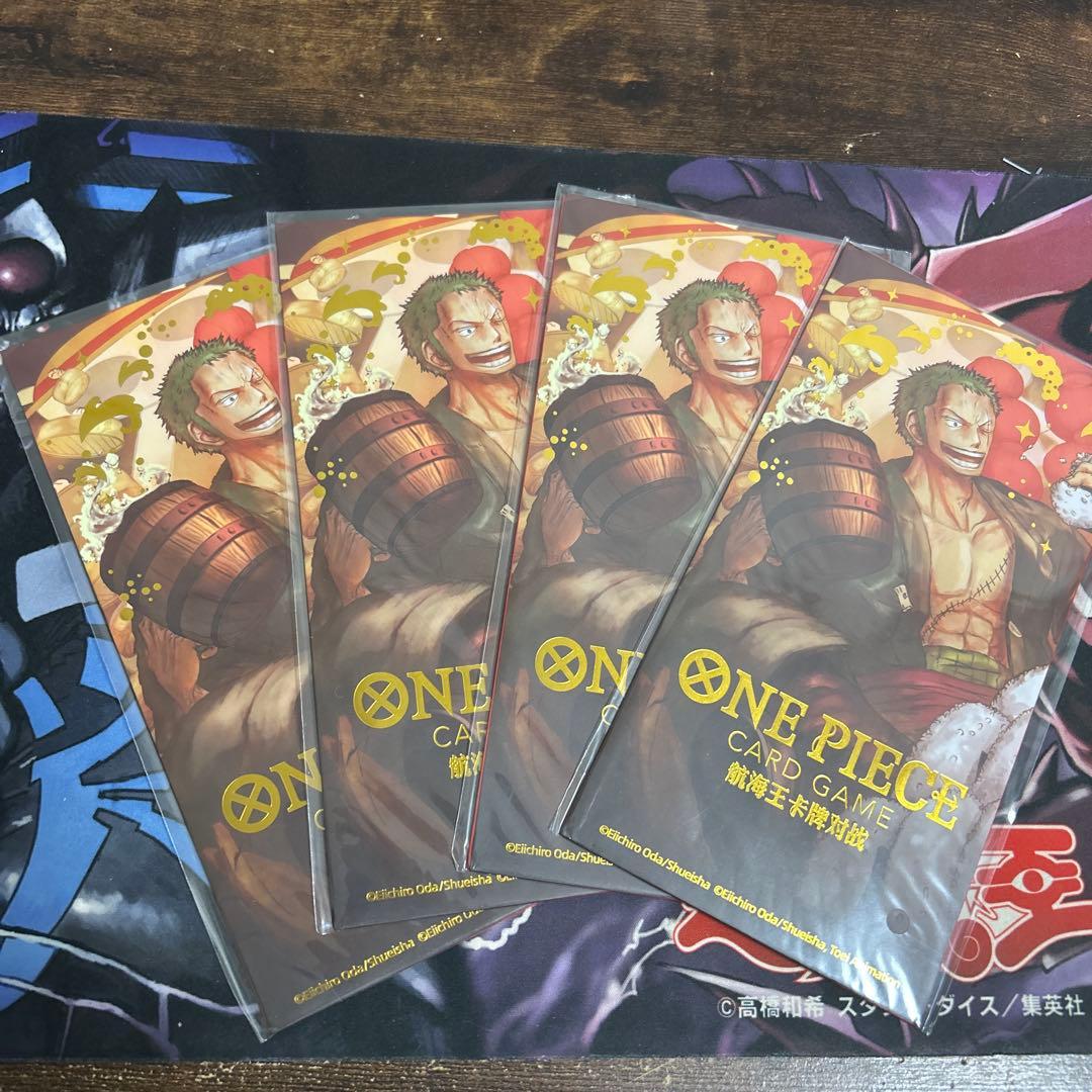 ワンピースカード 中国語版　新春限定　ロロノア・ゾロ　4個セット　未開封　③