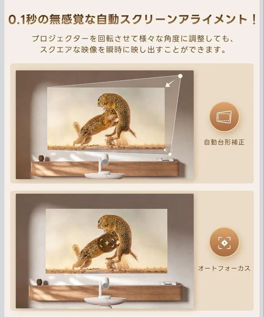 【最終価格】GoogleTV搭載・Netflix公式ライセンス プロジェクター