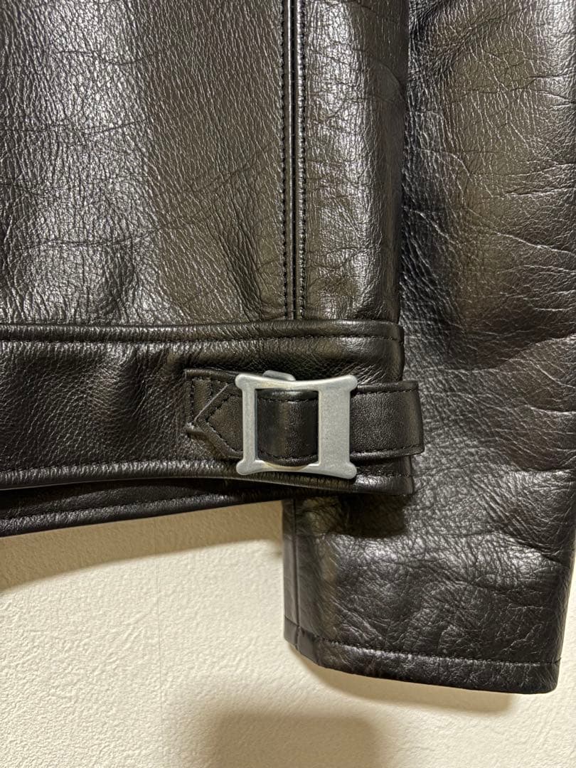 も*ー様 Deluxe Clothing ライダース シングル レザージャケット