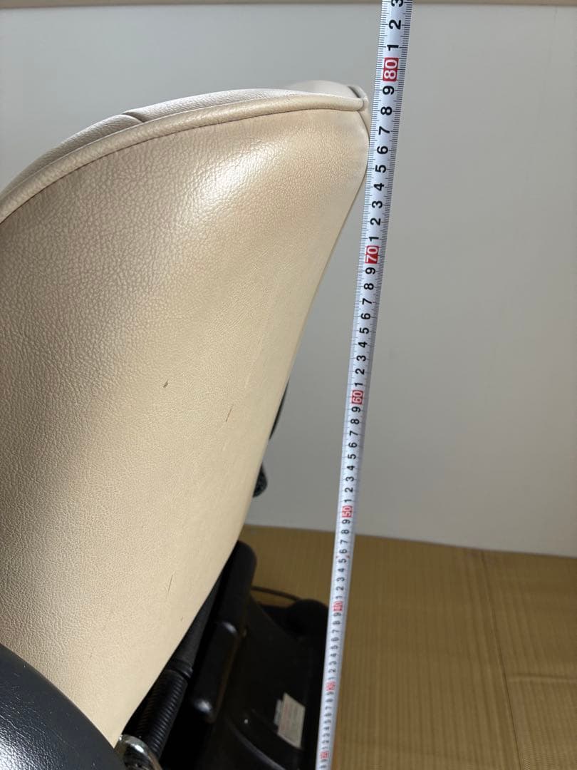 シャンプー椅子　電動大広ベージュ 合成皮革 美容室