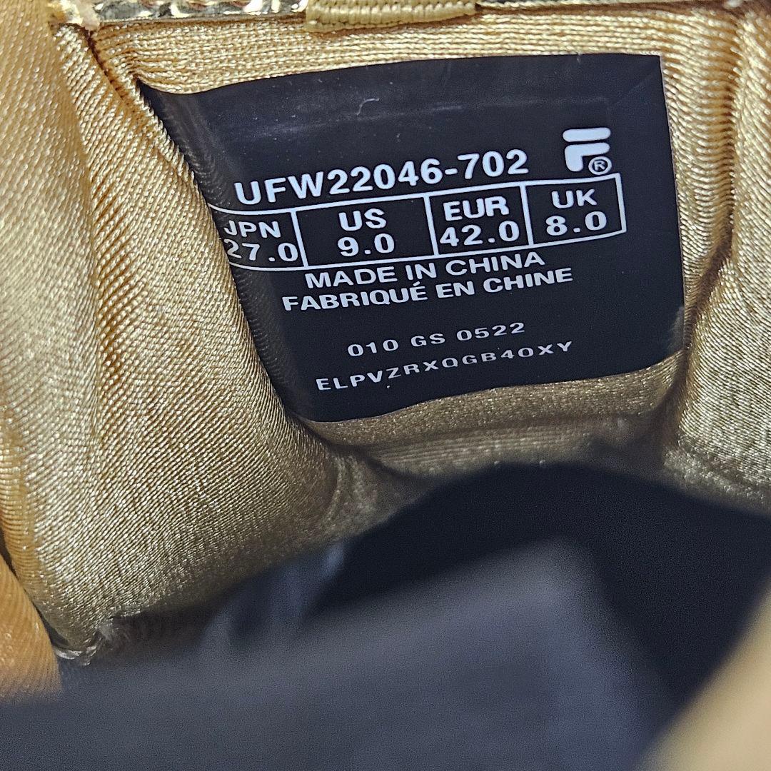 【新品】FILA ディスラプター 2 ゴールドラッシュ スニーカー