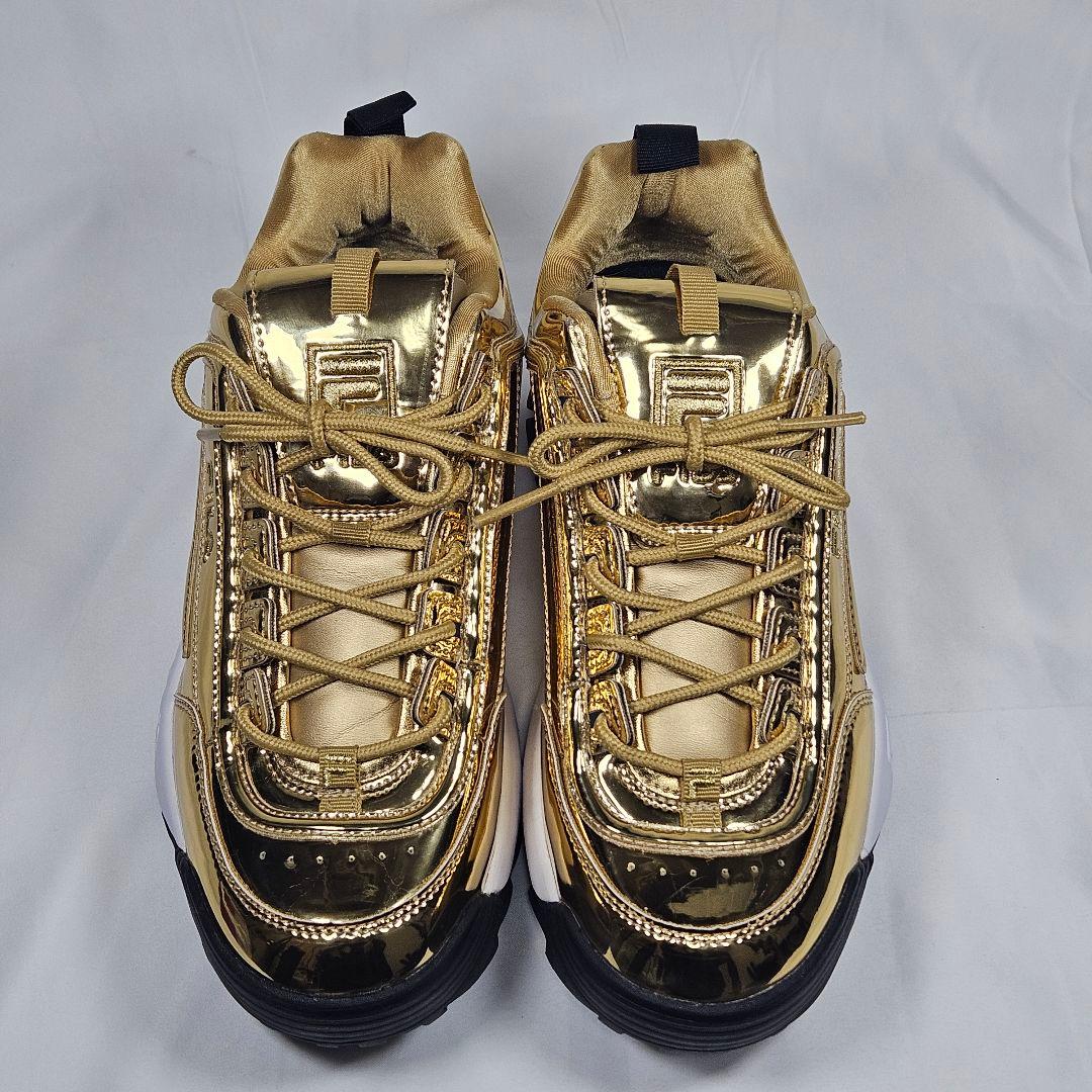 【新品】FILA ディスラプター 2 ゴールドラッシュ スニーカー