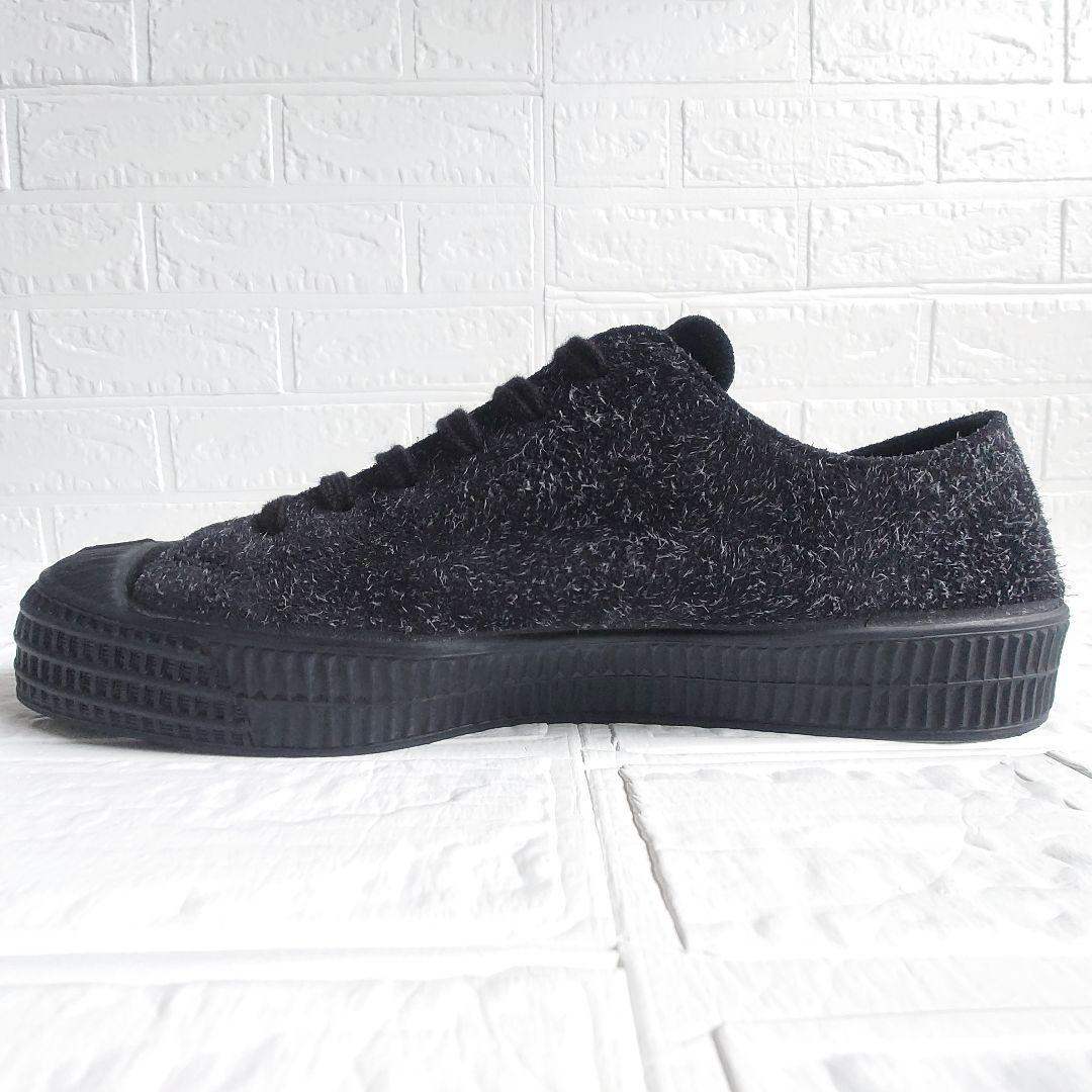 NOVESTA　ヘアリースエード カウハイド レザースニーカー　ブラック 42