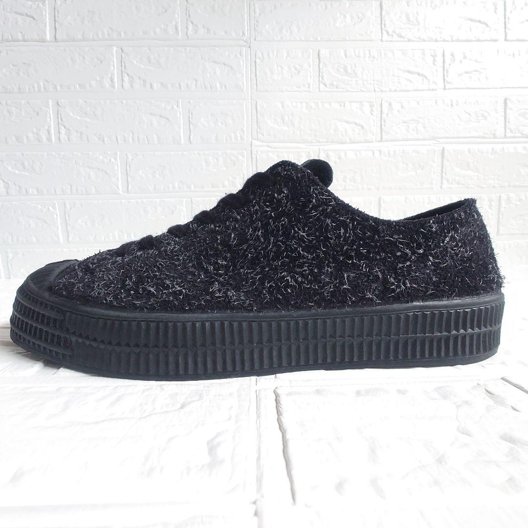 NOVESTA　ヘアリースエード カウハイド レザースニーカー　ブラック 42