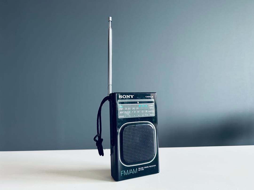 SONY ICF-S16ポータブルラジオ FM/AM