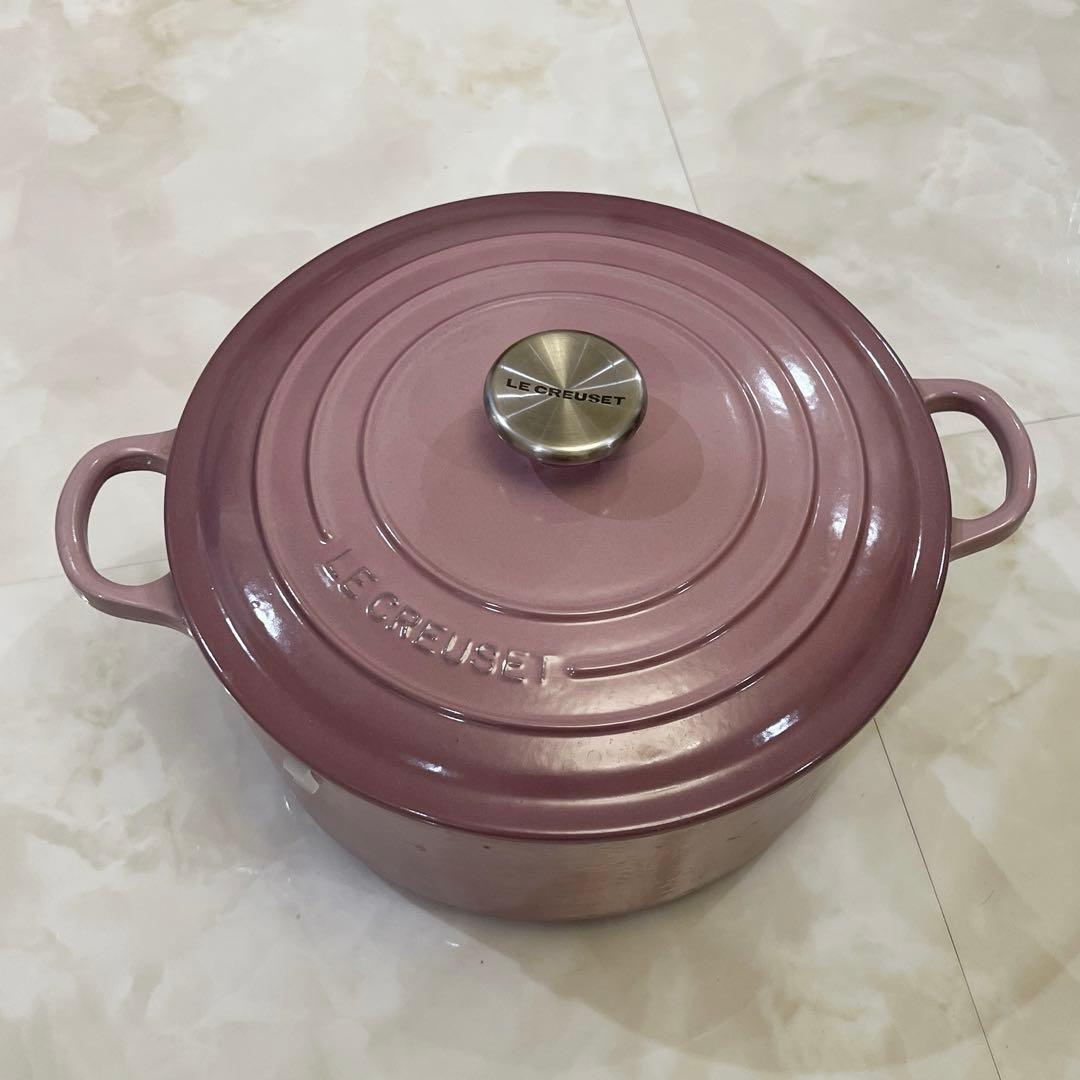 ル・クルーゼ ココット　ロンド　モーヴピンク　鍋　限定カラー